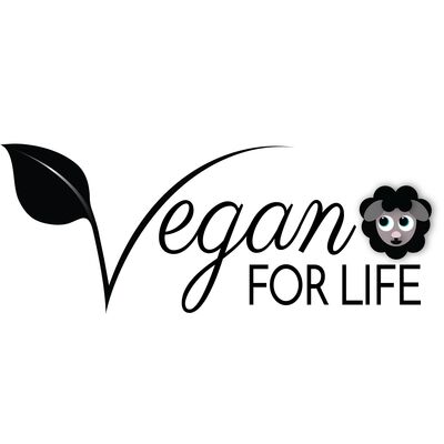 Vegan for life black - black lamb Thumbnail