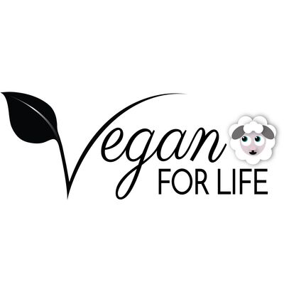 Vegan for life black - white lamb Thumbnail