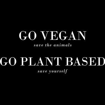 Go Vegan Go Plant Based white Thumbnail